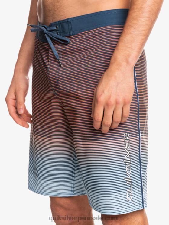 Quiksilver N8LNT1601 hombres insignias azules surfsilk masivo 20 shorts de baño