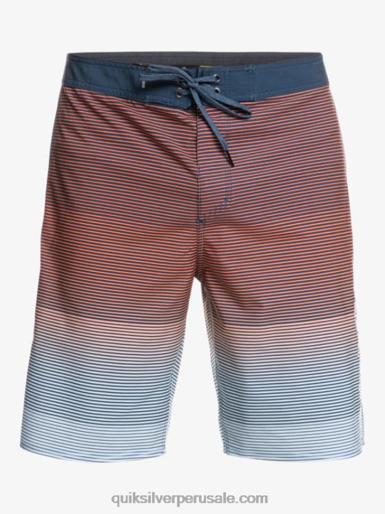 Quiksilver N8LNT1601 hombres insignias azules surfsilk masivo 20 shorts de baño
