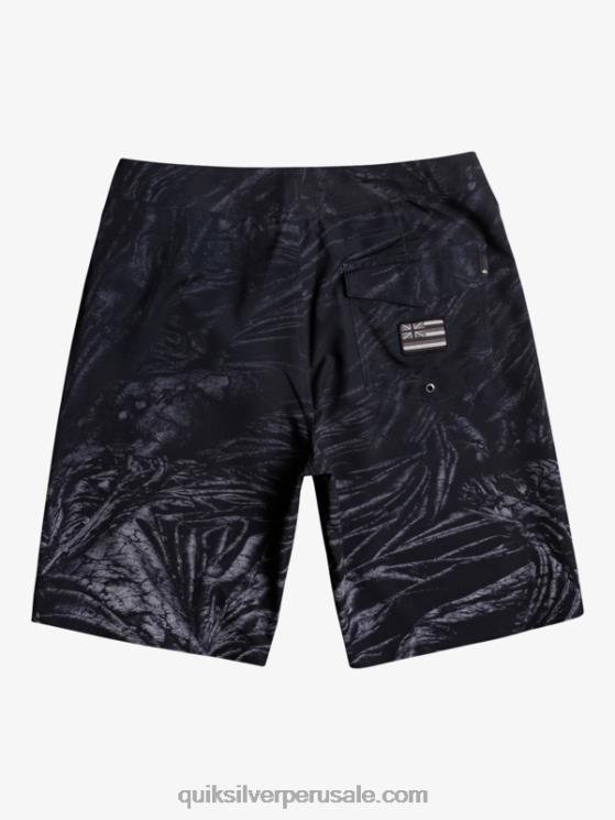 Quiksilver N8LNT1608 hombres negro surfsilk hawaii homegrown faded 20 boardshorts