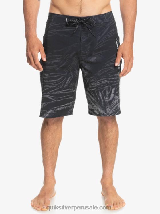 Quiksilver N8LNT1608 hombres negro surfsilk hawaii homegrown faded 20 boardshorts