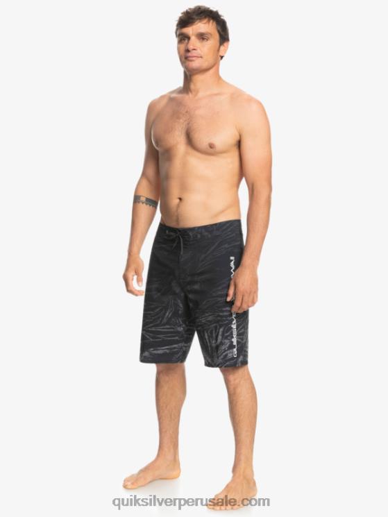 Quiksilver N8LNT1608 hombres negro surfsilk hawaii homegrown faded 20 boardshorts