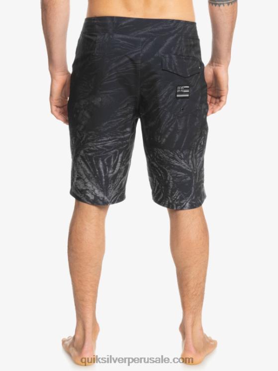 Quiksilver N8LNT1608 hombres negro surfsilk hawaii homegrown faded 20 boardshorts