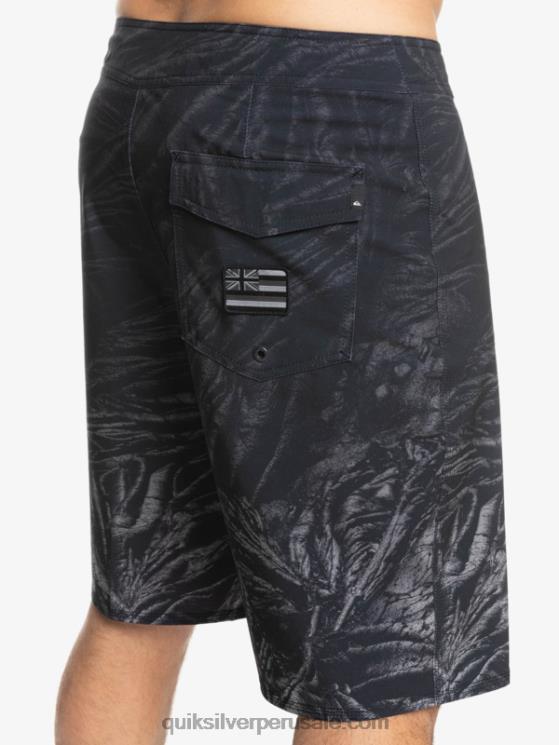 Quiksilver N8LNT1608 hombres negro surfsilk hawaii homegrown faded 20 boardshorts