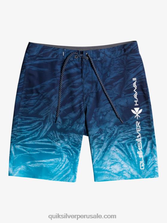 Quiksilver N8LNT1609 hombres insignias azules surfsilk hawaii homegrown faded 20 boardshorts