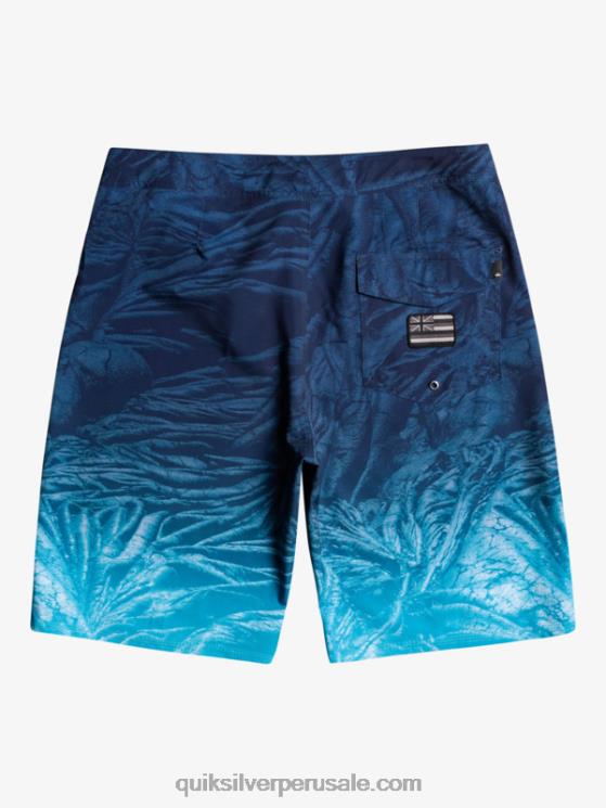 Quiksilver N8LNT1609 hombres insignias azules surfsilk hawaii homegrown faded 20 boardshorts