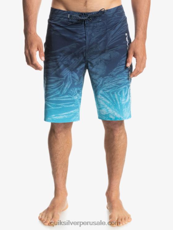 Quiksilver N8LNT1609 hombres insignias azules surfsilk hawaii homegrown faded 20 boardshorts