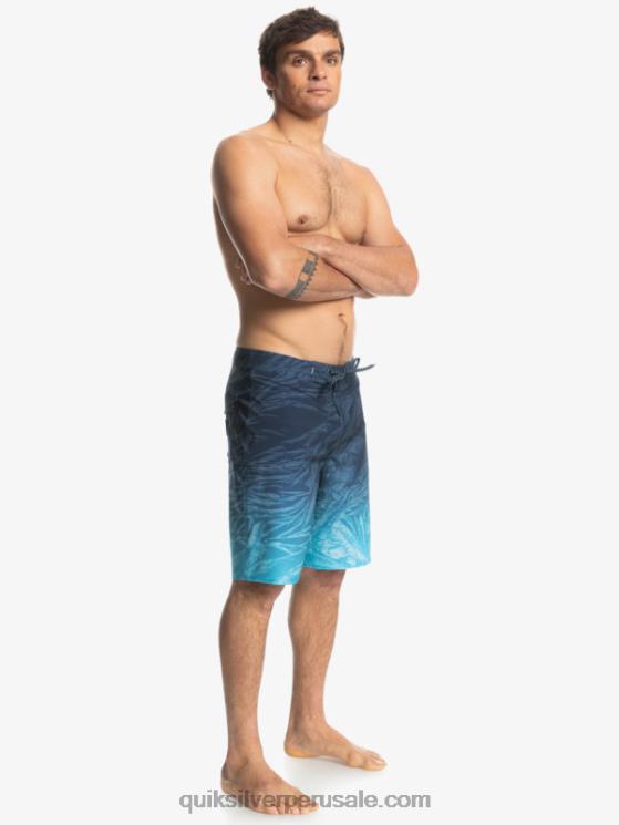 Quiksilver N8LNT1609 hombres insignias azules surfsilk hawaii homegrown faded 20 boardshorts