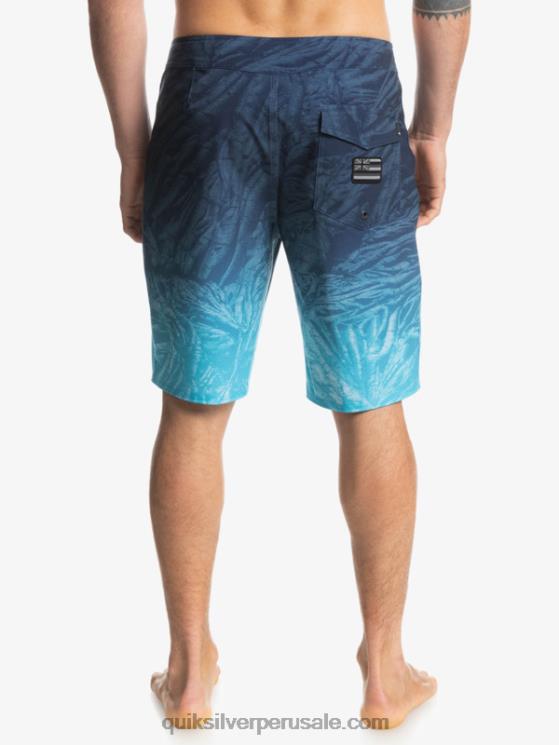 Quiksilver N8LNT1609 hombres insignias azules surfsilk hawaii homegrown faded 20 boardshorts