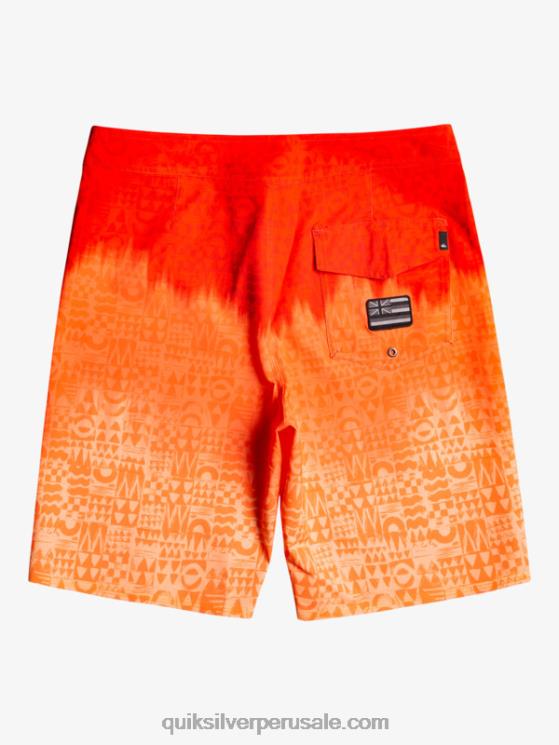 Quiksilver N8LNT1610 hombres rojo de alto riesgo surfsilk hawaii homegrown faded 20 boardshorts