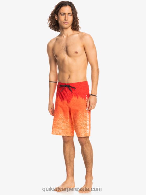 Quiksilver N8LNT1610 hombres rojo de alto riesgo surfsilk hawaii homegrown faded 20 boardshorts