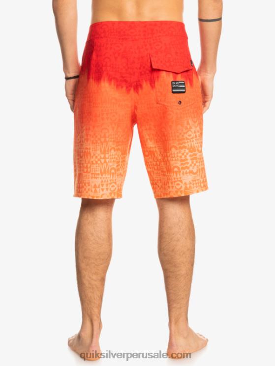 Quiksilver N8LNT1610 hombres rojo de alto riesgo surfsilk hawaii homegrown faded 20 boardshorts