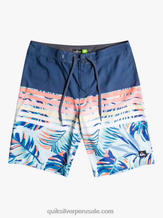 Quiksilver N8LNT1616 hombres insignias azules shorts de playa daily swell vision 20