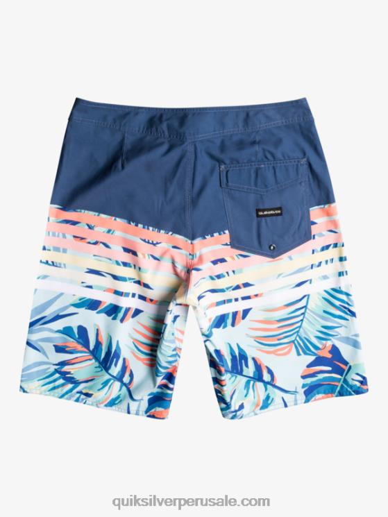 Quiksilver N8LNT1616 hombres insignias azules shorts de playa daily swell vision 20