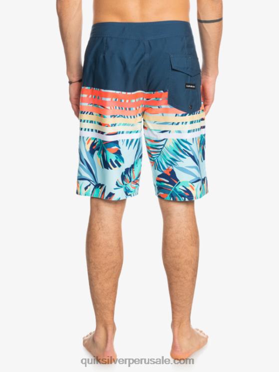 Quiksilver N8LNT1616 hombres insignias azules shorts de playa daily swell vision 20