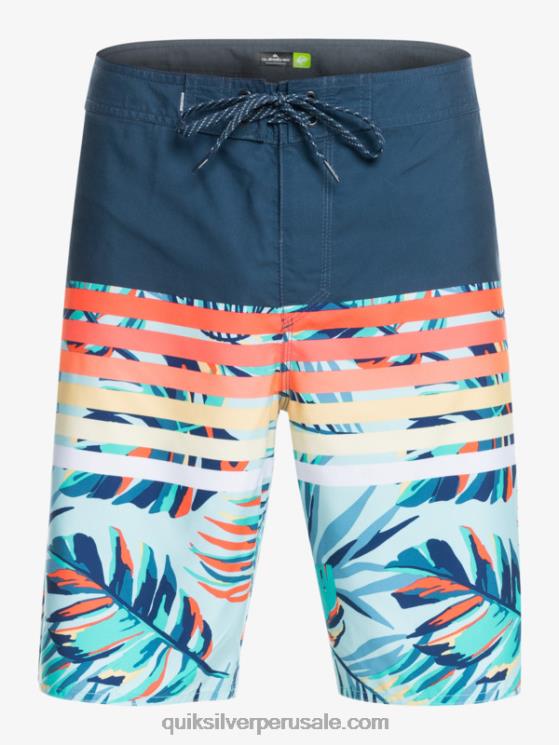 Quiksilver N8LNT1616 hombres insignias azules shorts de playa daily swell vision 20