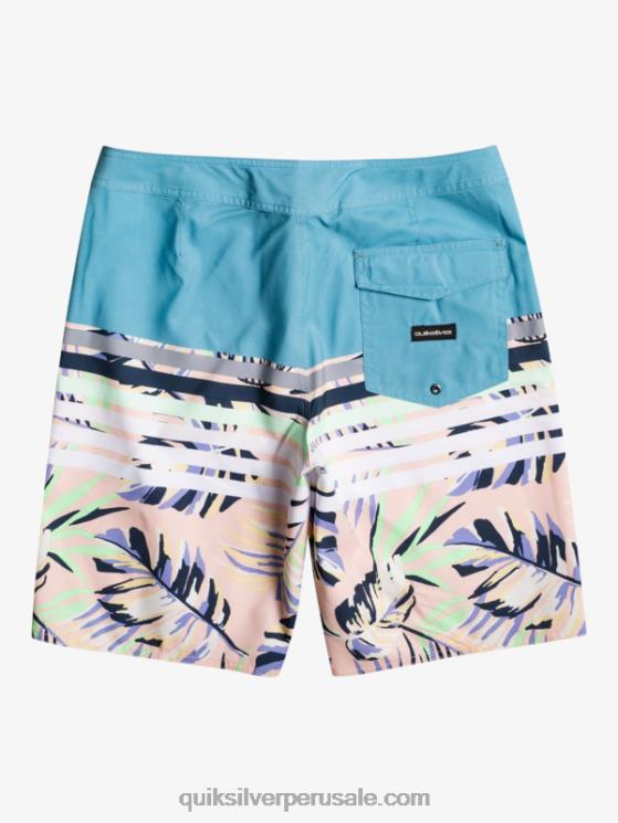 Quiksilver N8LNT1617 hombres delph azul shorts de playa daily swell vision 20