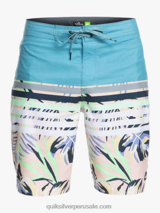Quiksilver N8LNT1617 hombres delph azul shorts de playa daily swell vision 20