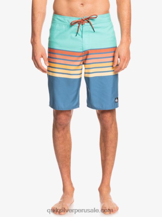 Quiksilver N8LNT1619 hombres piscina azul shorts de playa daily swell vision 20