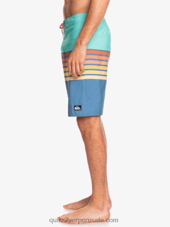 Quiksilver N8LNT1619 hombres piscina azul shorts de playa daily swell vision 20