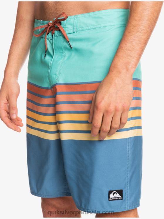 Quiksilver N8LNT1619 hombres piscina azul shorts de playa daily swell vision 20