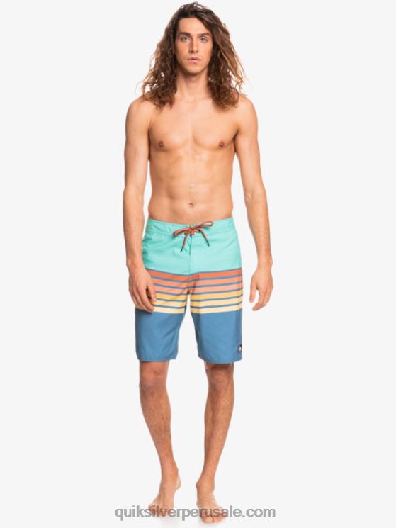 Quiksilver N8LNT1619 hombres piscina azul shorts de playa daily swell vision 20