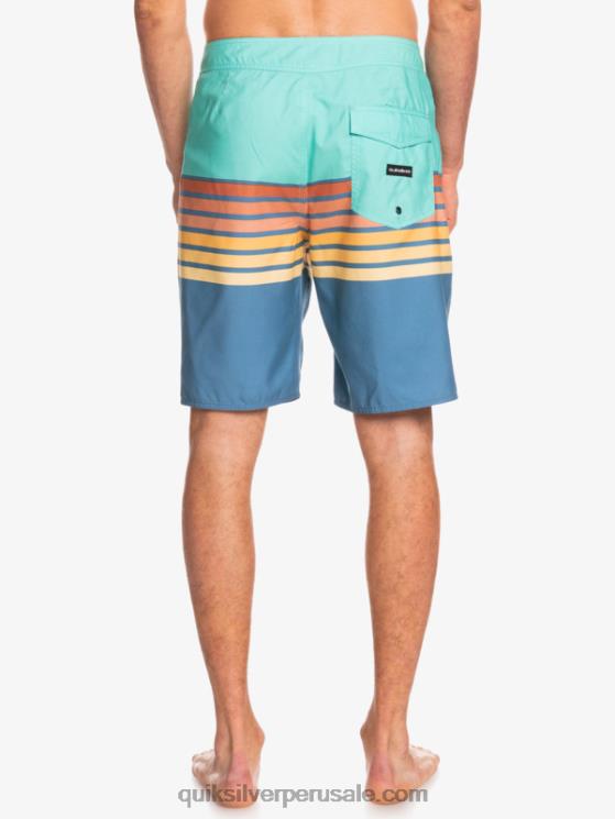 Quiksilver N8LNT1619 hombres piscina azul shorts de playa daily swell vision 20