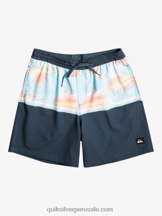 Quiksilver N8LNT1636 hombres azul marino medianoche surfsilk division 17 voleas