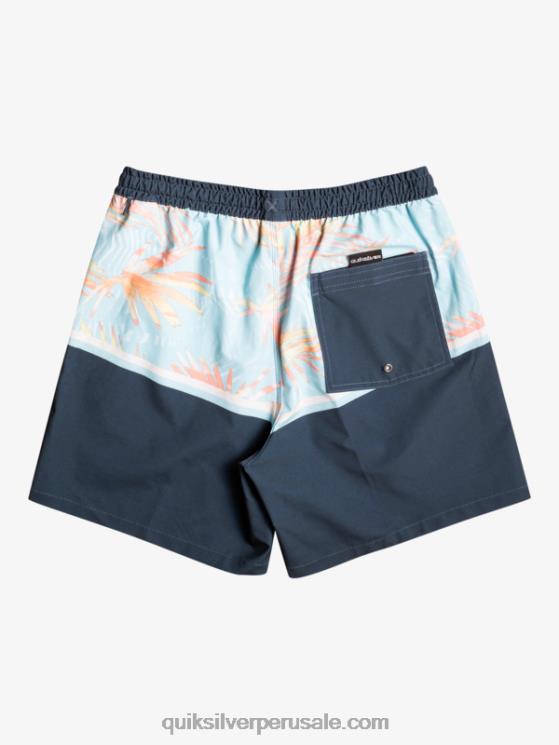 Quiksilver N8LNT1636 hombres azul marino medianoche surfsilk division 17 voleas