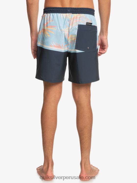 Quiksilver N8LNT1636 hombres azul marino medianoche surfsilk division 17 voleas