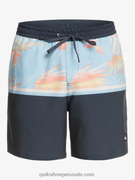 Quiksilver N8LNT1636 hombres azul marino medianoche surfsilk division 17 voleas