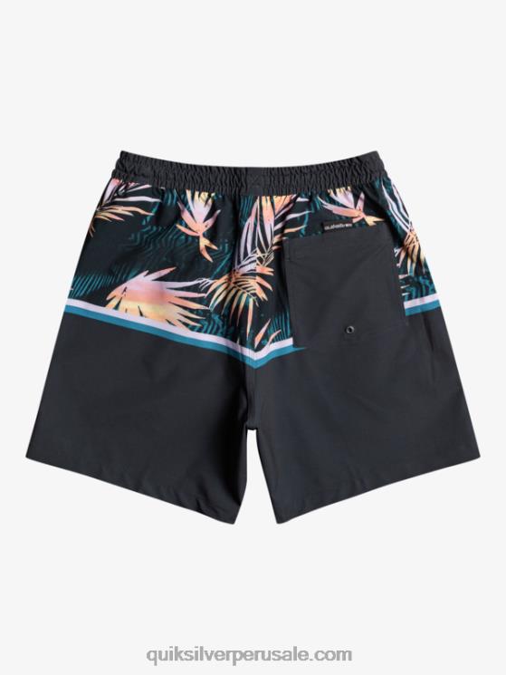 Quiksilver N8LNT1637 hombres negro surfsilk division 17 voleas