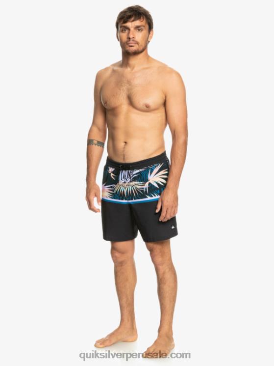 Quiksilver N8LNT1637 hombres negro surfsilk division 17 voleas
