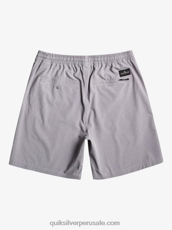 Quiksilver N8LNT1662 hombres aguanieve Pantalón corto híbrido anfibio 18 jaspeado elástico