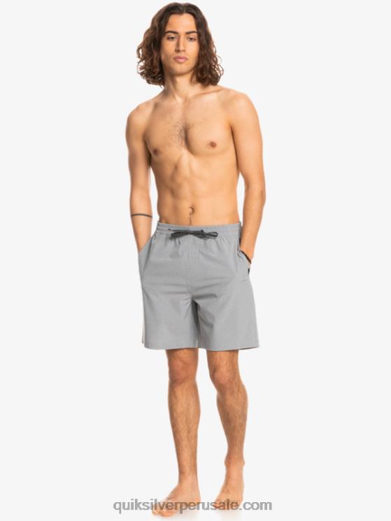 Quiksilver N8LNT1662 hombres aguanieve Pantalón corto híbrido anfibio 18 jaspeado elástico