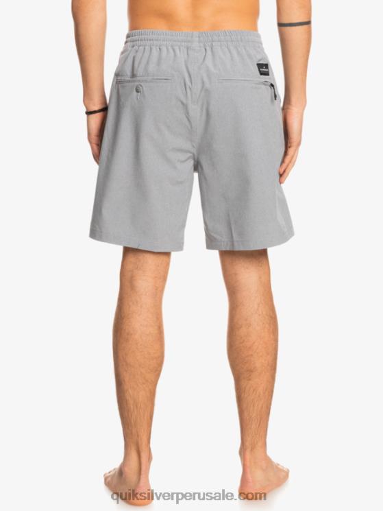 Quiksilver N8LNT1662 hombres aguanieve Pantalón corto híbrido anfibio 18 jaspeado elástico