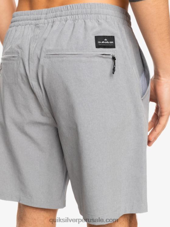 Quiksilver N8LNT1662 hombres aguanieve Pantalón corto híbrido anfibio 18 jaspeado elástico