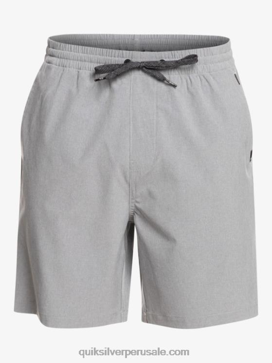 Quiksilver N8LNT1662 hombres aguanieve Pantalón corto híbrido anfibio 18 jaspeado elástico