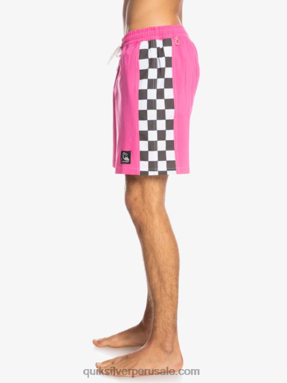 Quiksilver N8LNT1673 hombres Rosa impactante Hempstretch arco original 17 voleas