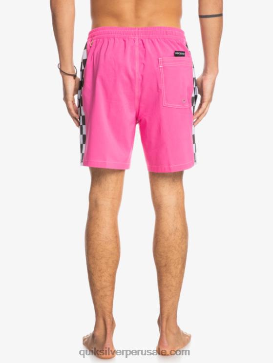Quiksilver N8LNT1673 hombres Rosa impactante Hempstretch arco original 17 voleas