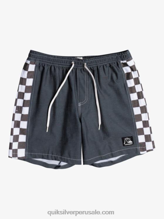 Quiksilver N8LNT1674 hombres negro Hempstretch arco original 17 voleas