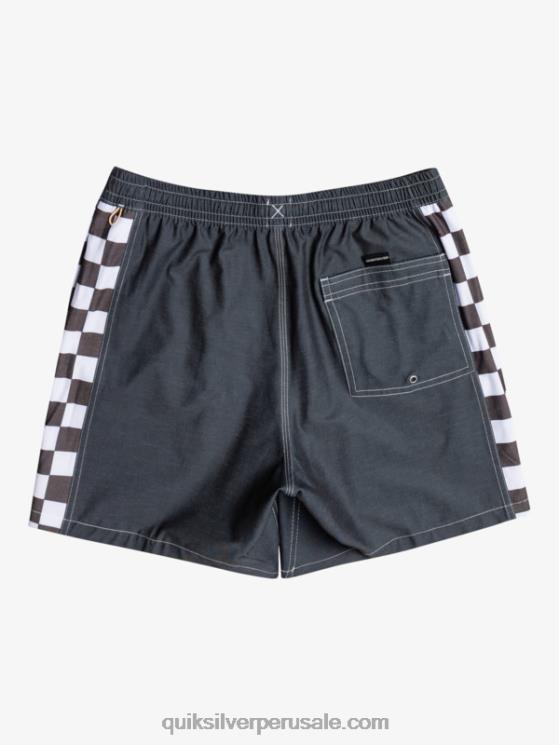Quiksilver N8LNT1674 hombres negro Hempstretch arco original 17 voleas
