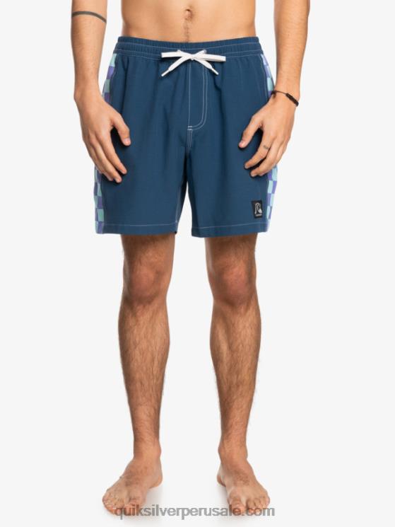 Quiksilver N8LNT1676 hombres insignias azules Hempstretch arco original 17 voleas