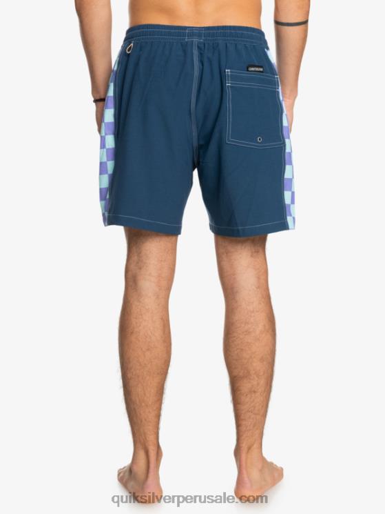 Quiksilver N8LNT1676 hombres insignias azules Hempstretch arco original 17 voleas