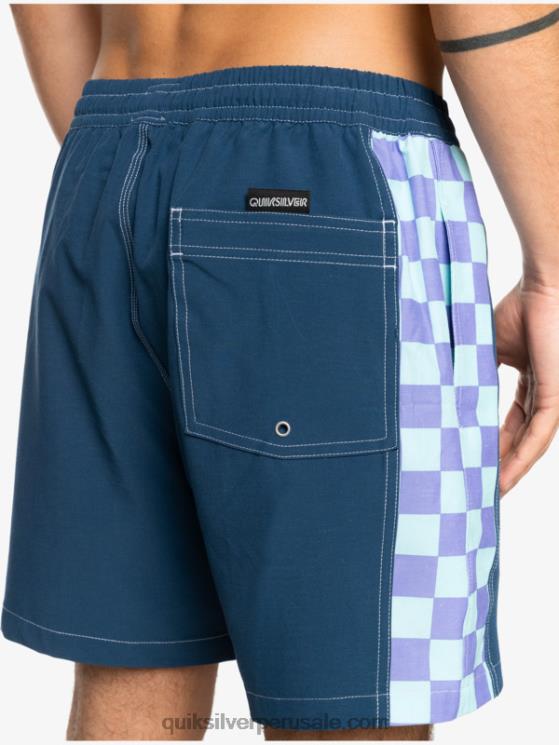 Quiksilver N8LNT1676 hombres insignias azules Hempstretch arco original 17 voleas
