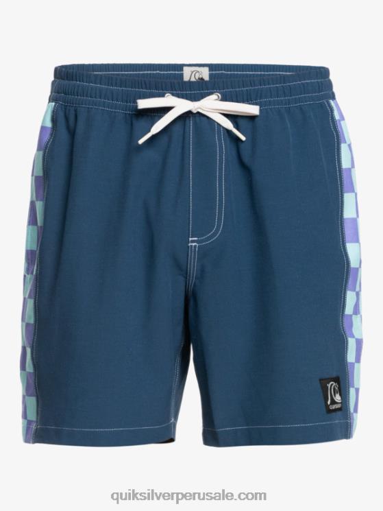 Quiksilver N8LNT1676 hombres insignias azules Hempstretch arco original 17 voleas