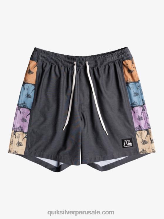 Quiksilver N8LNT1677 hombres negro Hempstretch arco original 17 voleas