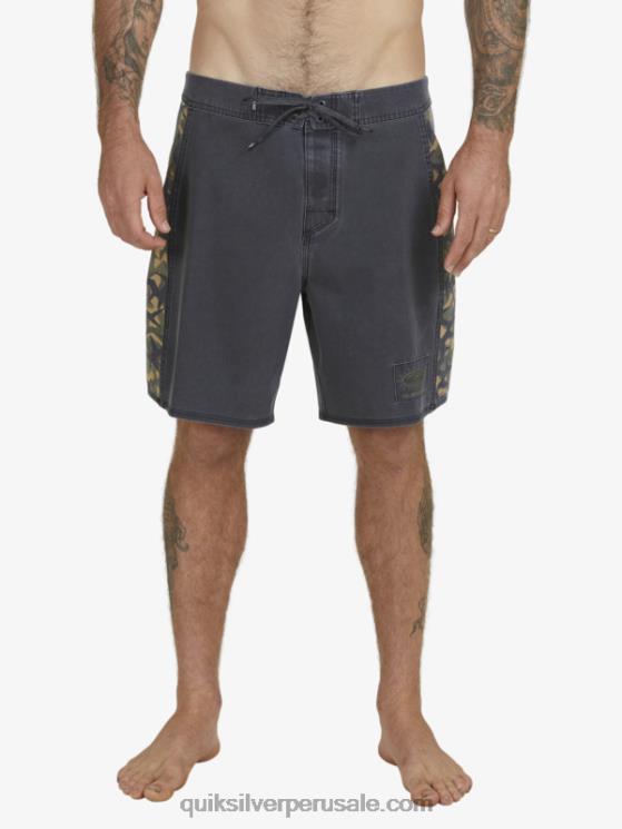 Quiksilver N8LNT1697 hombres negro shorts de playa surfsilk arch 18