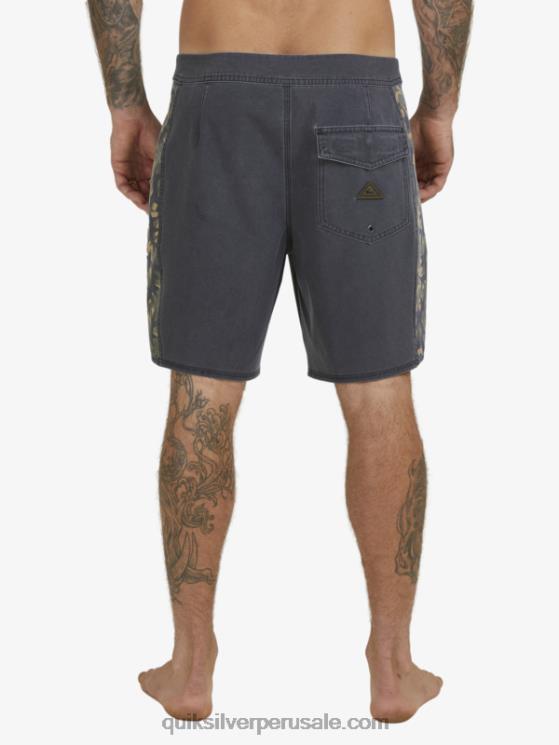 Quiksilver N8LNT1697 hombres negro shorts de playa surfsilk arch 18