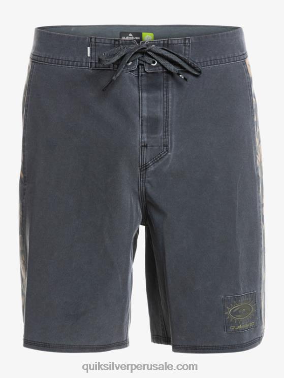 Quiksilver N8LNT1697 hombres negro shorts de playa surfsilk arch 18