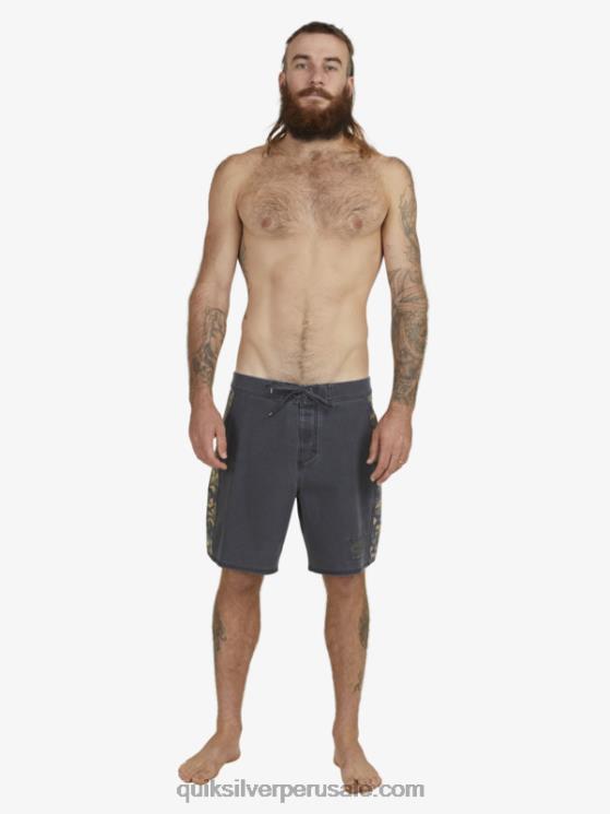 Quiksilver N8LNT1697 hombres negro shorts de playa surfsilk arch 18